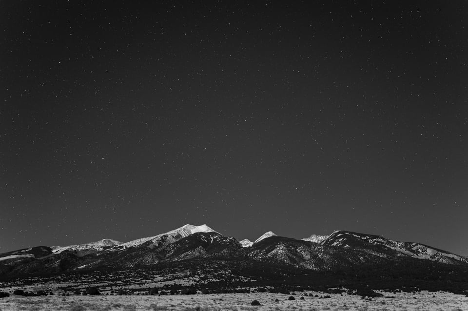 Stars at Night Black and White Nikon Z 17-28mm f2.8 Review