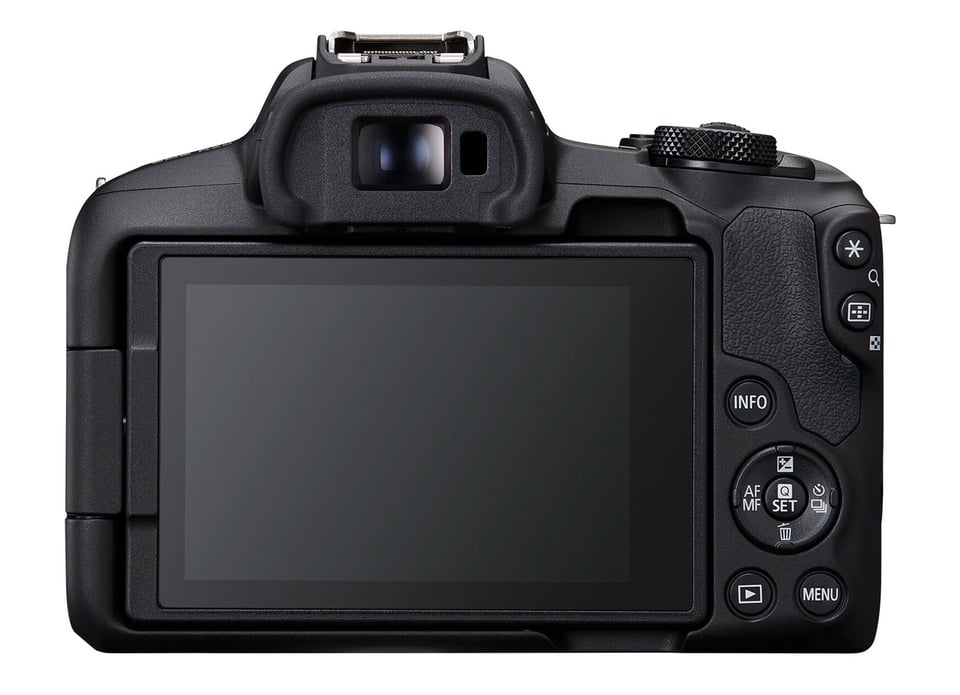 Canon EOS R50 Official Product Photo Back View Controls