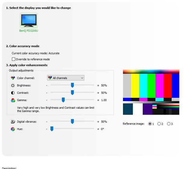 Nvidia Color Panel