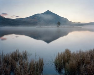 Sunrise at Peanut Lake Crested Butte CO Frost and Fog