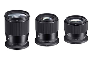 Sigma 16mm f1.4 30mm f1.4 and 56mm f1.4 for Nikon Z