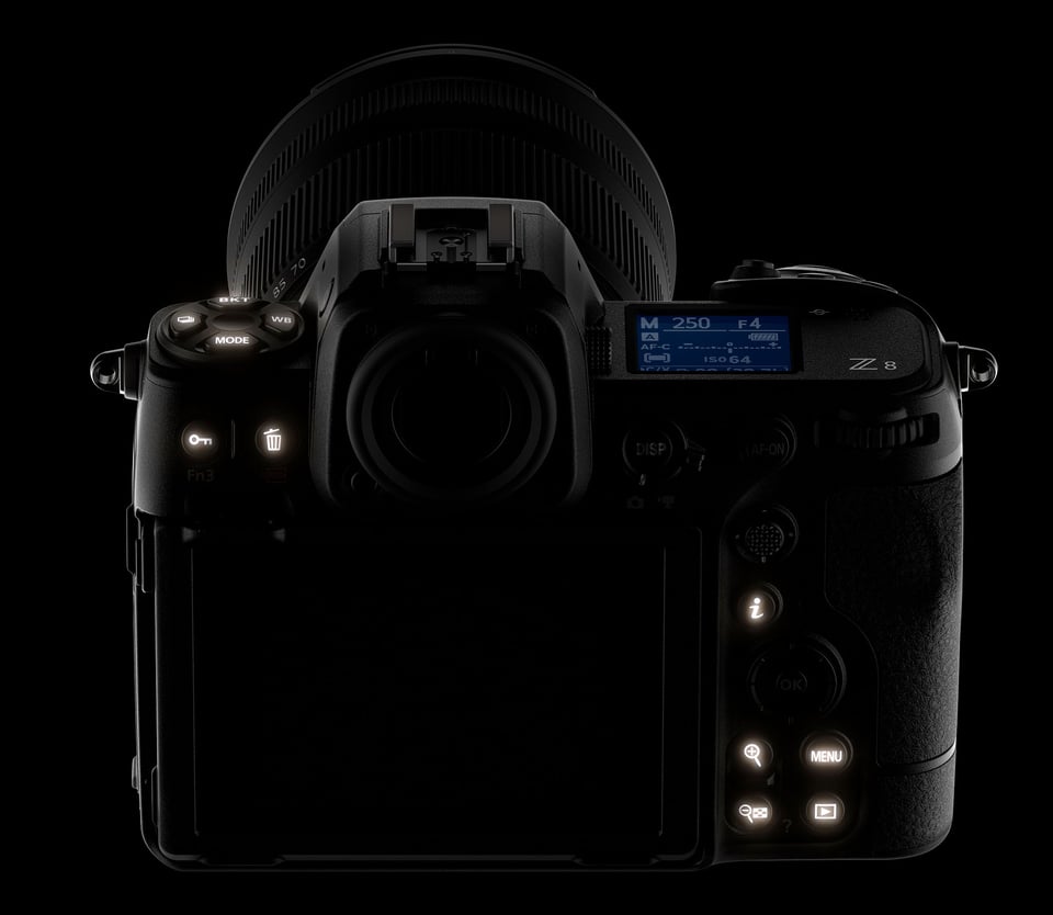 Nikon Z8 Illuminated Buttons
