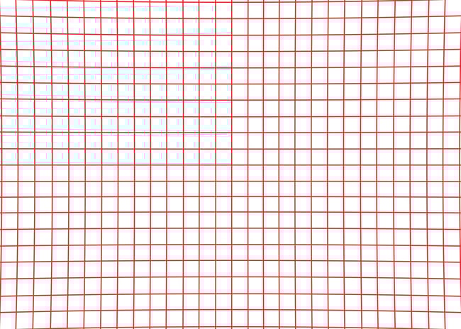 Grid for Distortion Tamron 70-300mm f4.5-6.3 Simulated