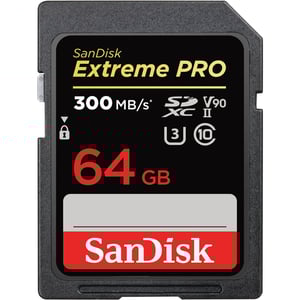 SanDisk 64GB Extreme PRO UHS-II SDXC