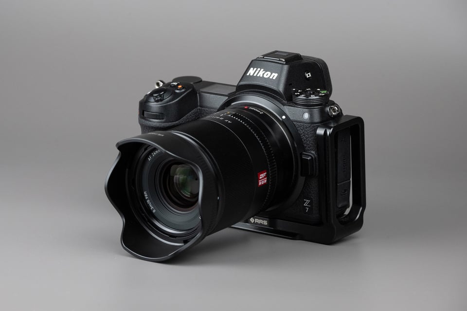 Viltrox AF 24mm f1.8 mounted on Nikon Z camera