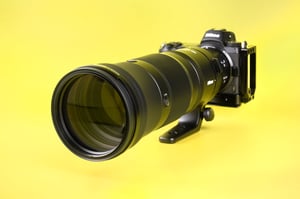 Nikon Z 180-600mm f5.6-6.3 Product Photo with Z7