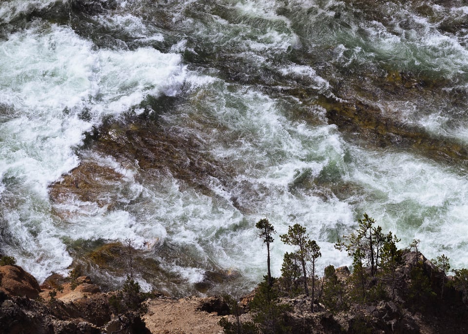 The Harsh Rapids of Yellowstone River