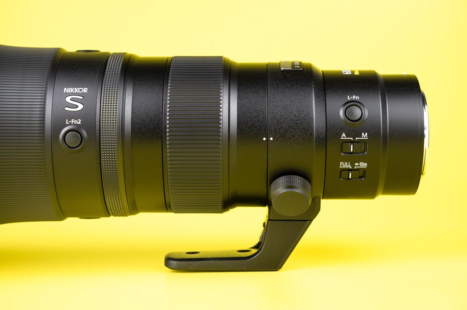 Nikon Z 600mm f6.3 S Buttons and Switches