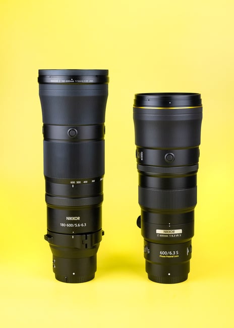 Nikon Z 600mm f6.3 S versus Nikon Z 180-600mm f5.6-6.3