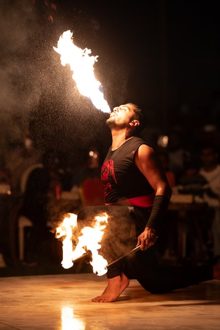 Nikon Z Plena Low-Light Autofocus Fire Dancer