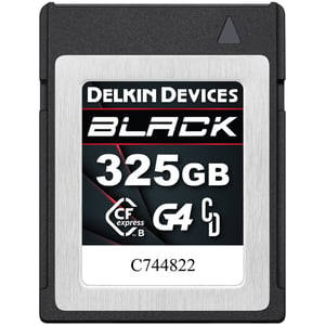 Delkin Devices 325GB BLACK G4 CFexpress Type B