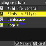 Nikon Z9 Menu Banks and Custom Setting Banks Explained