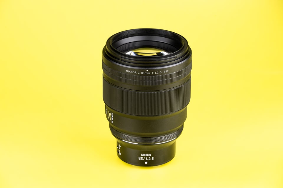 Nikon Z 85mm f1.2 S Product Photo