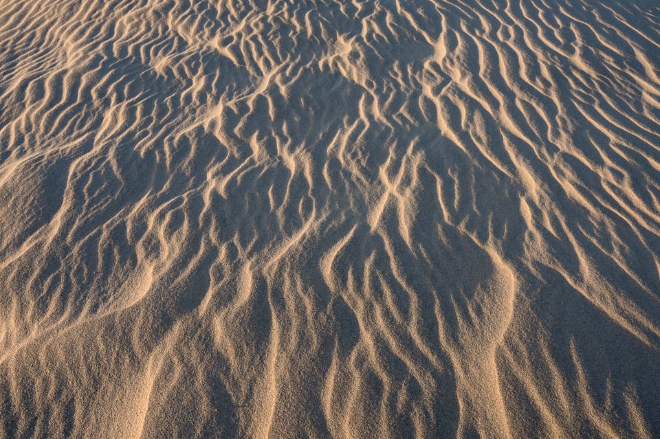 Patterns in Sand Abstract Wide Angle
