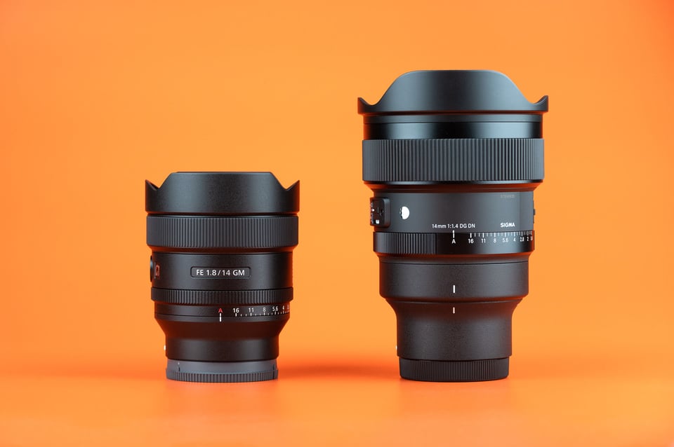 Sony 14mm f1.8 GM vs Sigma 14mm f1.4 Art