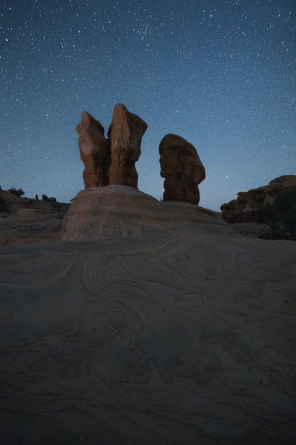 Light Painting From the Left