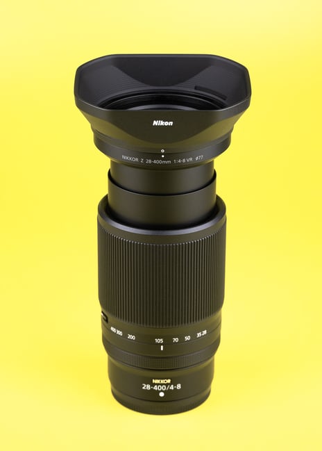 Nikon Z 28-400mm f4-8 Product Photo Lens Hood