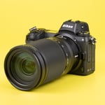 Nikon Z 28-400mm f4-8 Review Product Photo with Camera