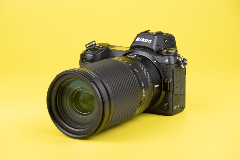 Nikon Z 28-400mm f4-8 Review Product Photo with Camera