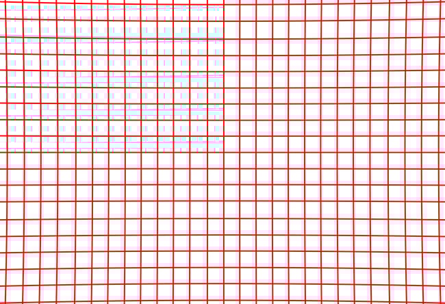 Nikon Z DX 18-140mm f3.5-6.3 Distortion Grid 70mm