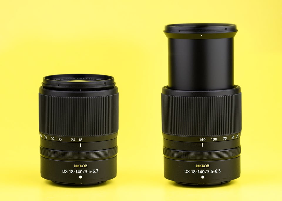 Nikon Z DX 18-140mm f3.5-6.3 Telescoping Barrel