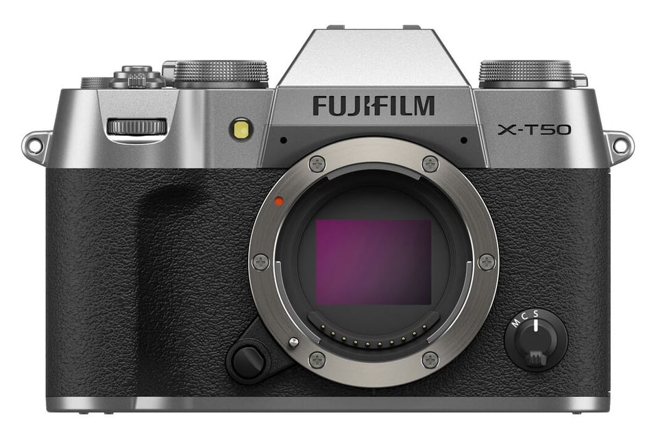 Fuji X-T50 Front Product Photo