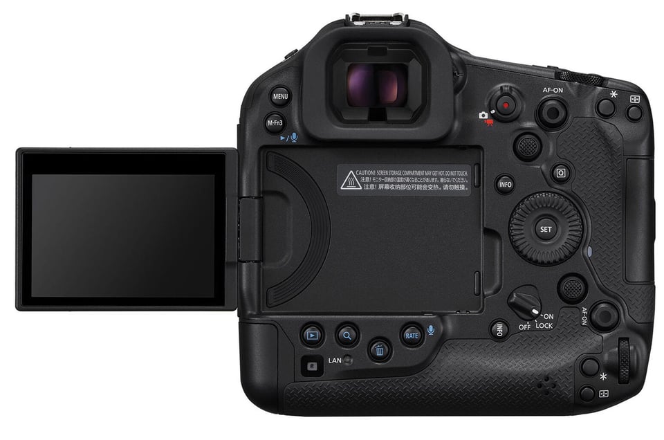 Canon EOS R1 Back View