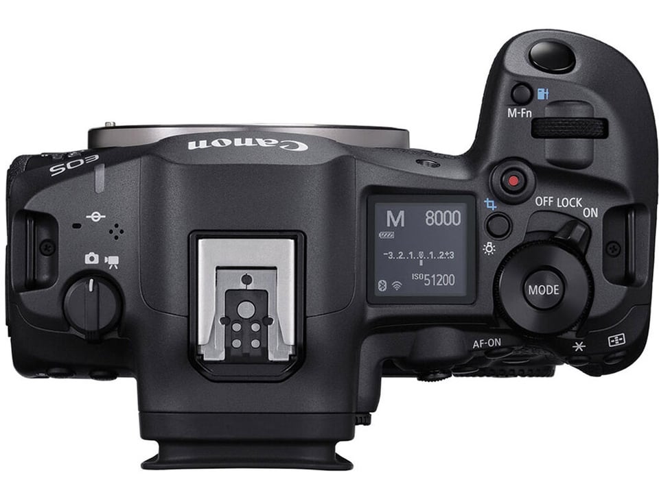 Canon EOS R5 Mark II Top Controls