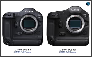 CanonEOSR3_vs_CanonEOSR1_comparison_front