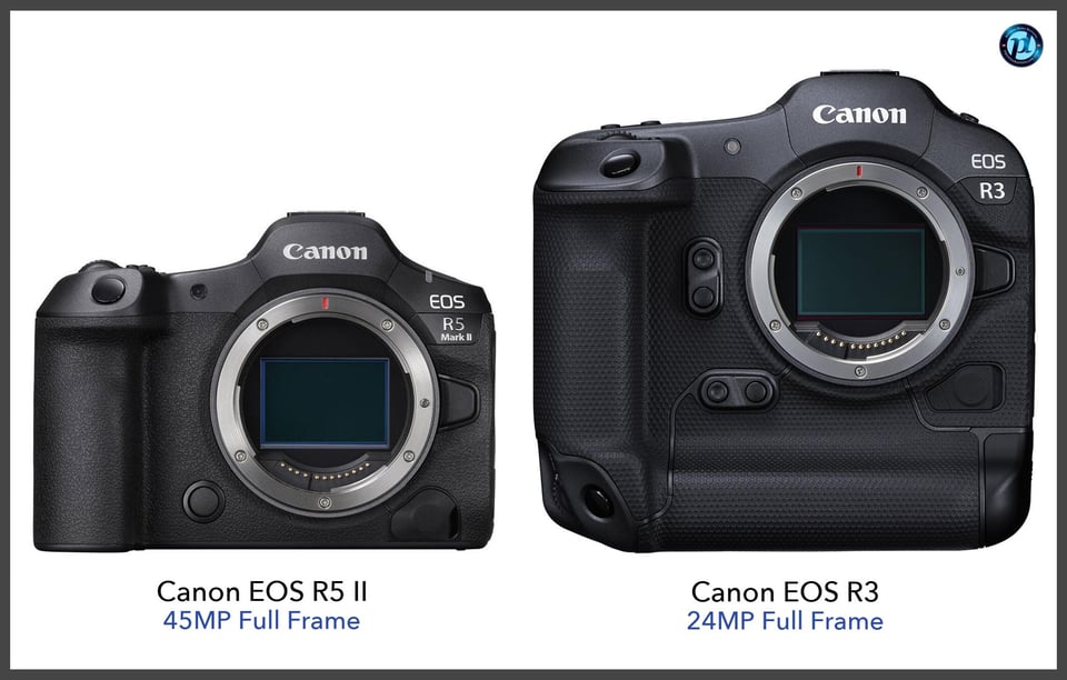 CanonEOSR5II_vs_CanonEOSR3_comparison_front