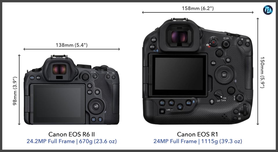 CanonEOSR6II_vs_CanonEOSR1_comparison_back