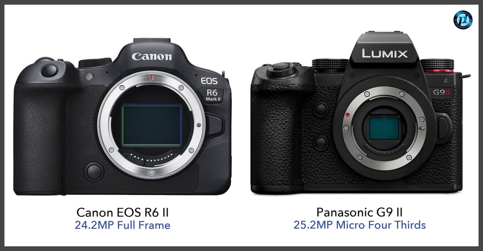 CanonEOSR6II_vs_PanasonicG9II_comparison_front