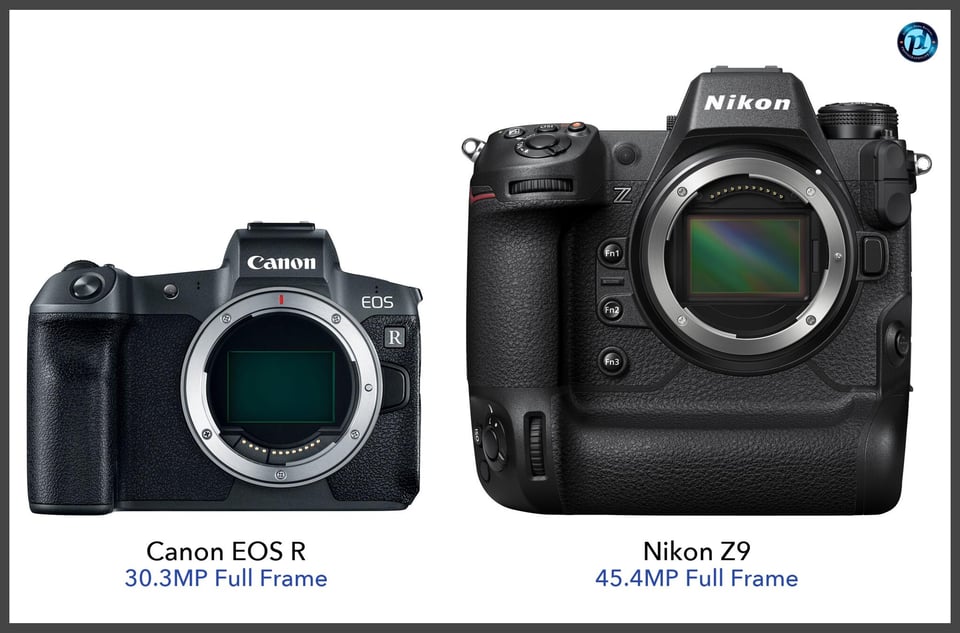 CanonEOSR_vs_NikonZ9_comparison_front