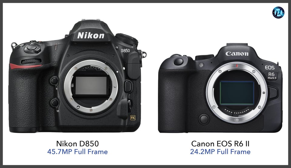 NikonD850_vs_CanonEOSR6II_comparison_front