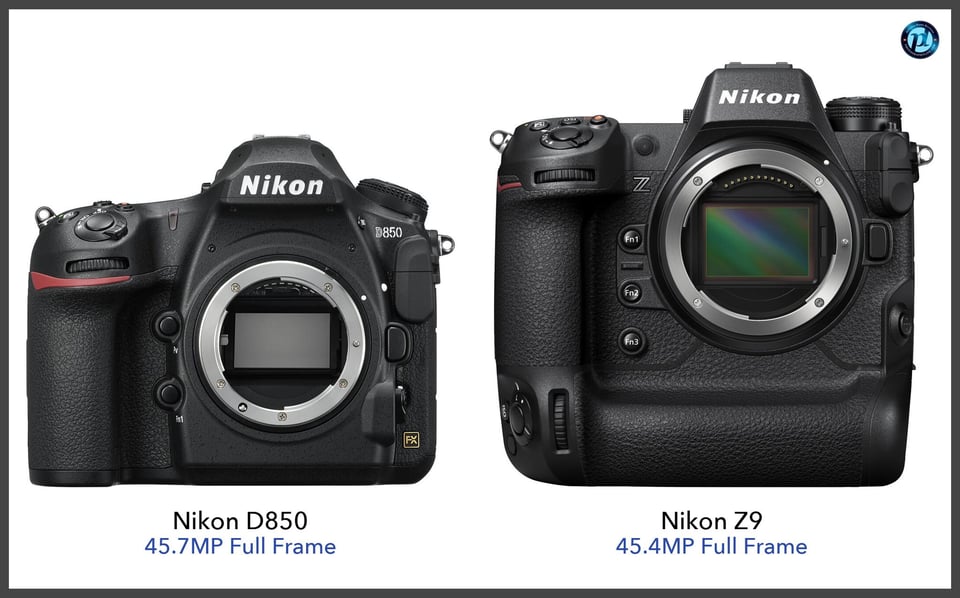 NikonD850_vs_NikonZ9_comparison_front