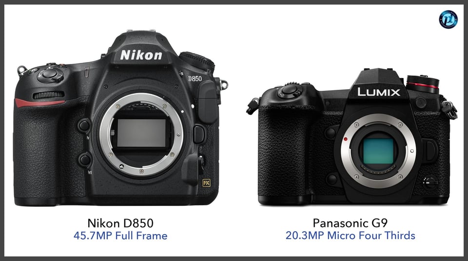 NikonD850_vs_PanasonicG9_comparison_front