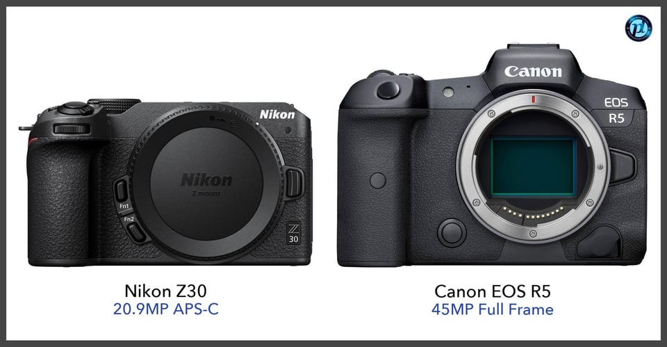 NikonZ30_vs_CanonEOSR5_comparison_front