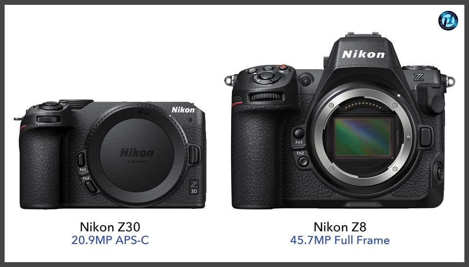 NikonZ30_vs_NikonZ8_comparison_front