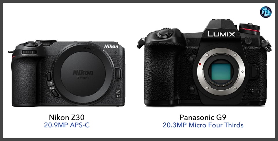 NikonZ30_vs_PanasonicG9_comparison_front