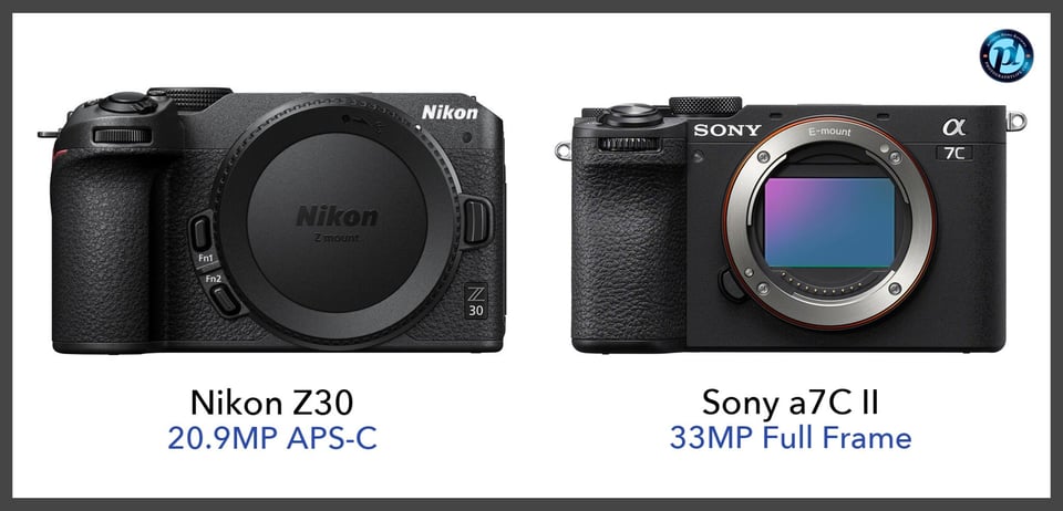 NikonZ30_vs_Sonya7CII_comparison_front