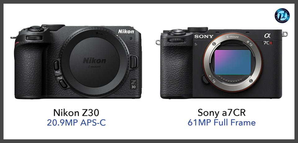 NikonZ30_vs_Sonya7CR_comparison_front