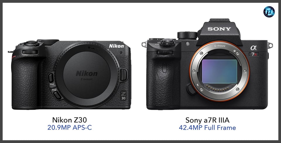 NikonZ30_vs_Sonya7RIIIA_comparison_front