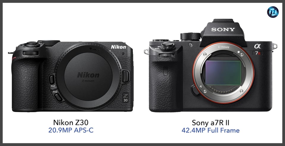 NikonZ30_vs_Sonya7RII_comparison_front