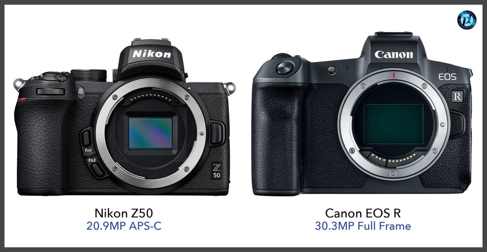 NikonZ50_vs_CanonEOSR_comparison_front