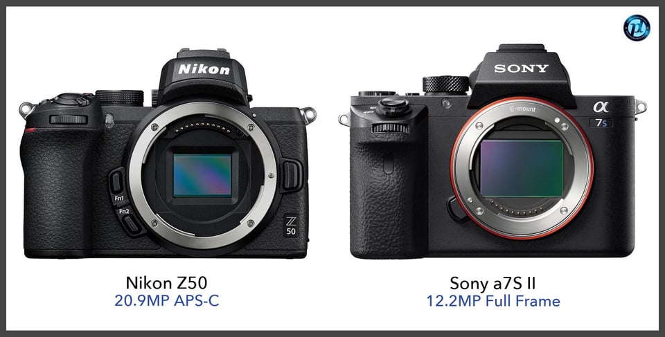 NikonZ50_vs_Sonya7SII_comparison_front