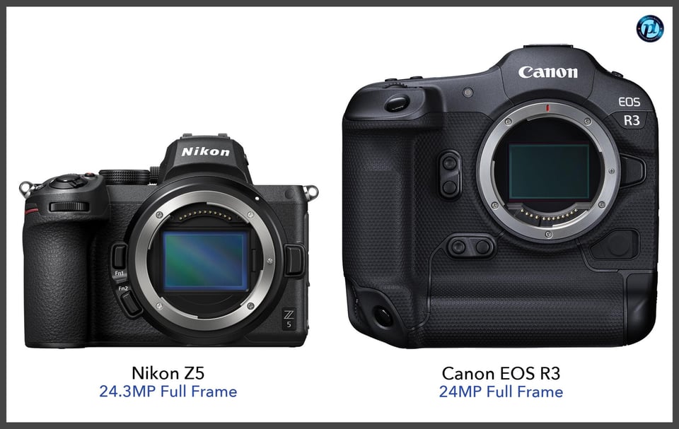 NikonZ5_vs_CanonEOSR3_comparison_front