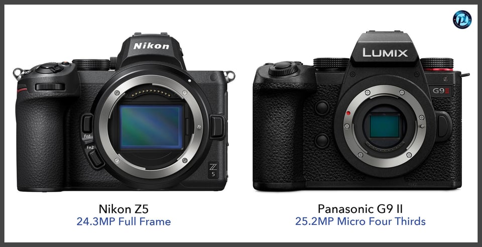 NikonZ5_vs_PanasonicG9II_comparison_front