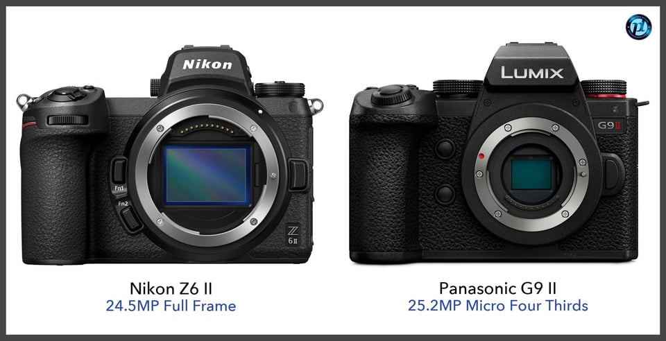 NikonZ6II_vs_PanasonicG9II_comparison_front