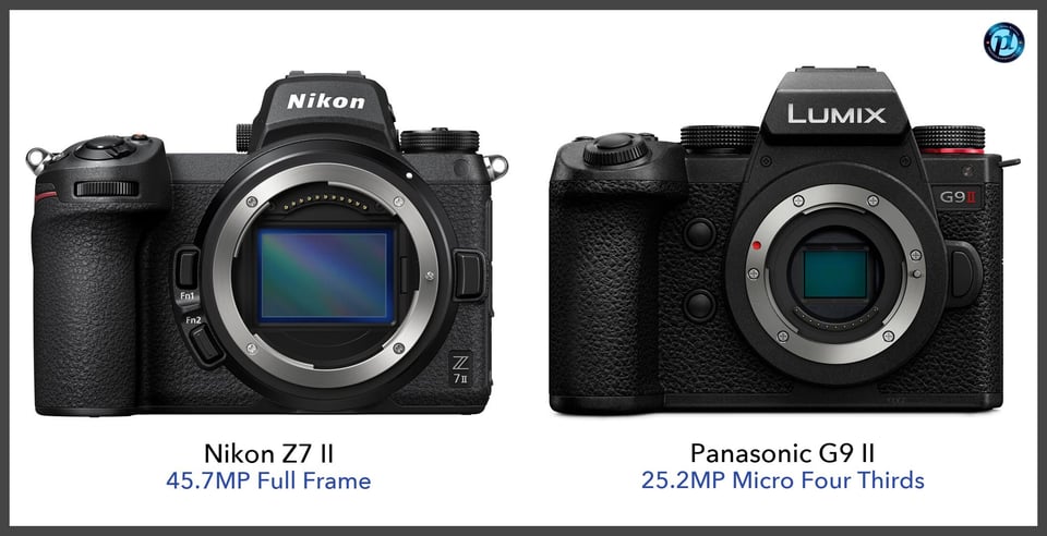 NikonZ7II_vs_PanasonicG9II_comparison_front