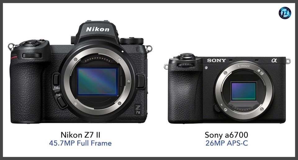 NikonZ7II_vs_Sonya6700_comparison_front